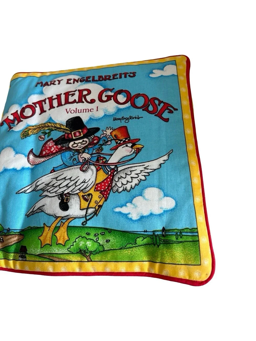 Mary Engelbreit Mother Goose and Colors 2 Soft Fabric Cloth Books